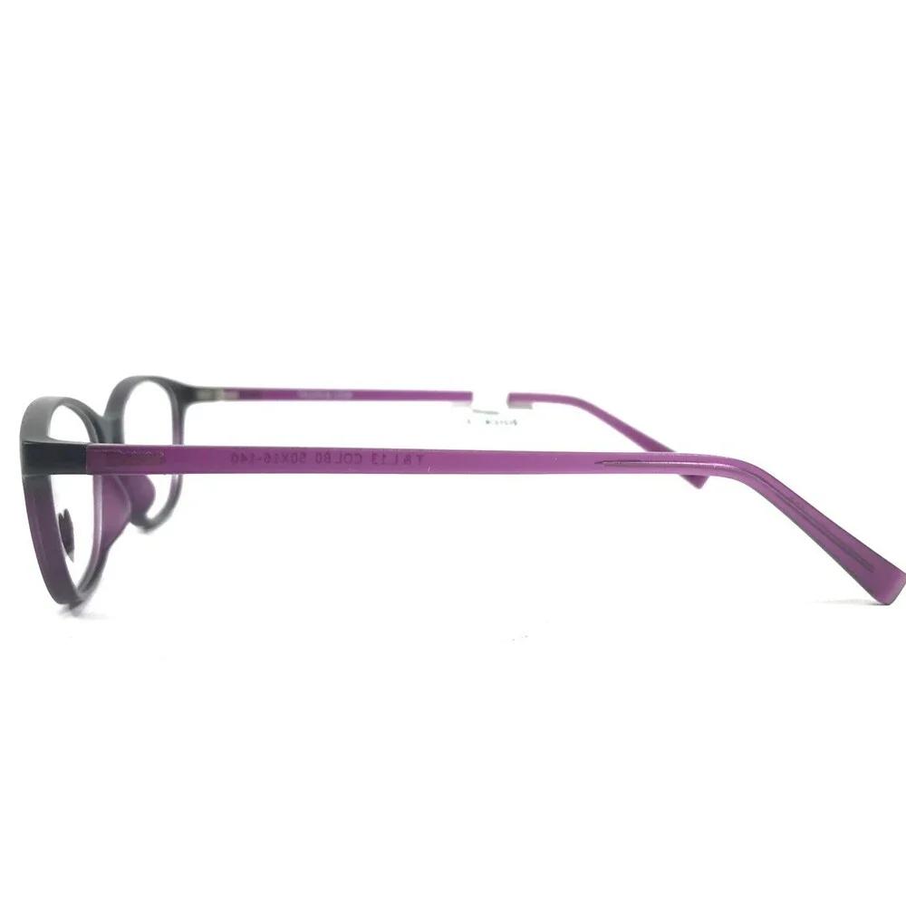 Truth & Love Eyeglasses Frames T & L 13 COL 80 Purple Cat Eye Full Rim 50-16-140